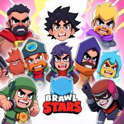 The personality traits of various brawlers from Supercell's Brawl Stars, featuring a diverse array of characters displaying their unique behaviors and characteristics