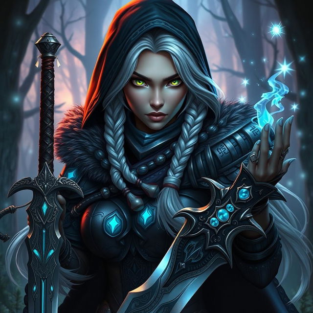 A highly detailed, fantasy-inspired character portrait of a fierce warrior named Laiju