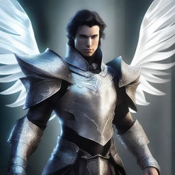 Picture a striking digital art piece featuring a male changeling cleric