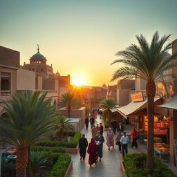 A beautiful walkthrough in the historical city of Yazd, showcasing the unique desert architecture with mud-brick buildings, winding streets, and vibrant bazaars