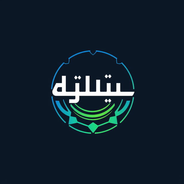A modern and sleek logo design for a Twitter platform called 'Ro'ad Al-Mustaqbal' (which means 'Future Pioneers' in Arabic)