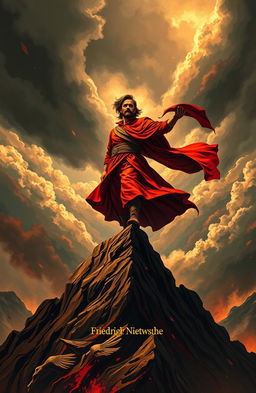 A powerful and striking artistic representation of Friedrich Nietzsche's concept of 'Will to Power