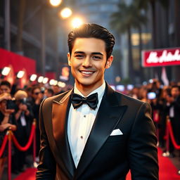 A glamorous Hollywood star named LilJey, exuding charisma and charm