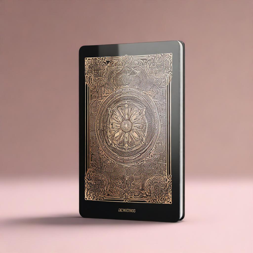 An eBook cover in digital art format, high quality and crisp