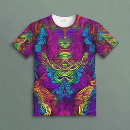 A digital art of a high-quality, stylish t-shirt design