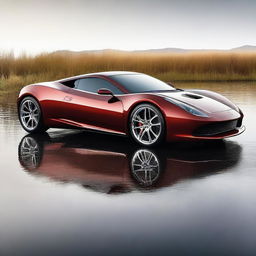 An ultra high-resolution photograph of a luxury car, likely a high-end sports car or a custom-built vehicle, reflecting the concept of a one million dollar price tag