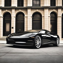 An ultra high-resolution photograph of a luxury car, likely a high-end sports car or a custom-built vehicle, reflecting the concept of a one million dollar price tag