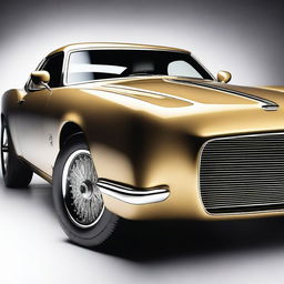 An ultra-high resolution photograph of an ultra-luxury or rare collector's car, reflecting the concept of a 100 million dollar price tag