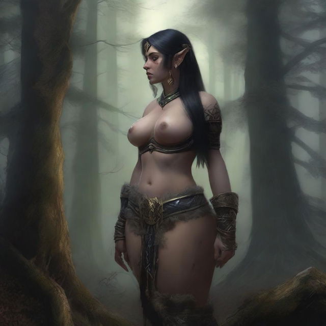 A high-quality digital art image showcases a dwarf woman from the World of Warcraft universe