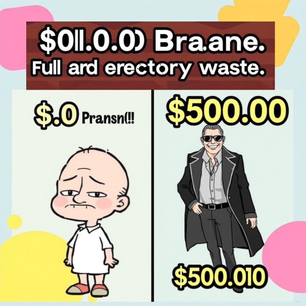 A humorous meme image featuring two contrasting panels