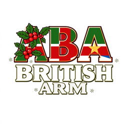 A graphic logo for the British Army featuring the text 'ABA British Army'