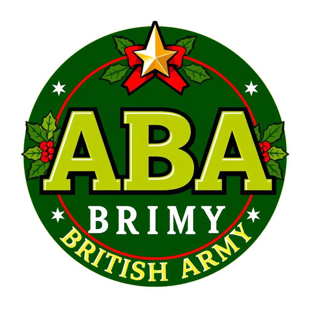 A graphic logo for the British Army featuring the text 'ABA British Army'