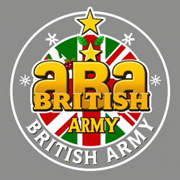A graphic logo for the British Army featuring the text 'ABA British Army'