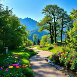 A serene landscape representing 'The Path to Patience, Control, and Better Decisions'
