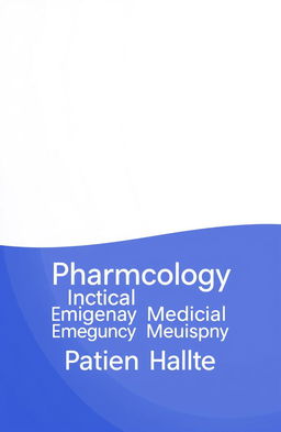 A cover page design for a medical training program featuring an elegant and professional layout