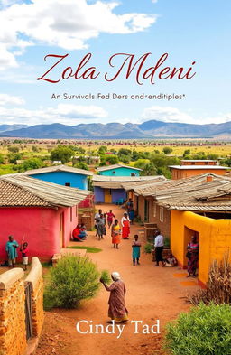 An African township in Botswana, showcasing vibrant community life and resilience