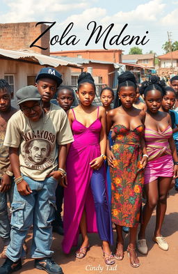 An African township in Botswana, capturing the essence of survival
