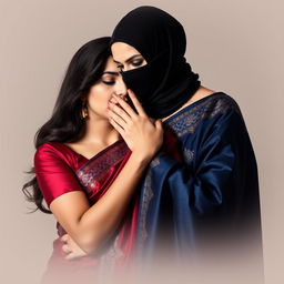 An alluring scene capturing the essence of mystery and seduction