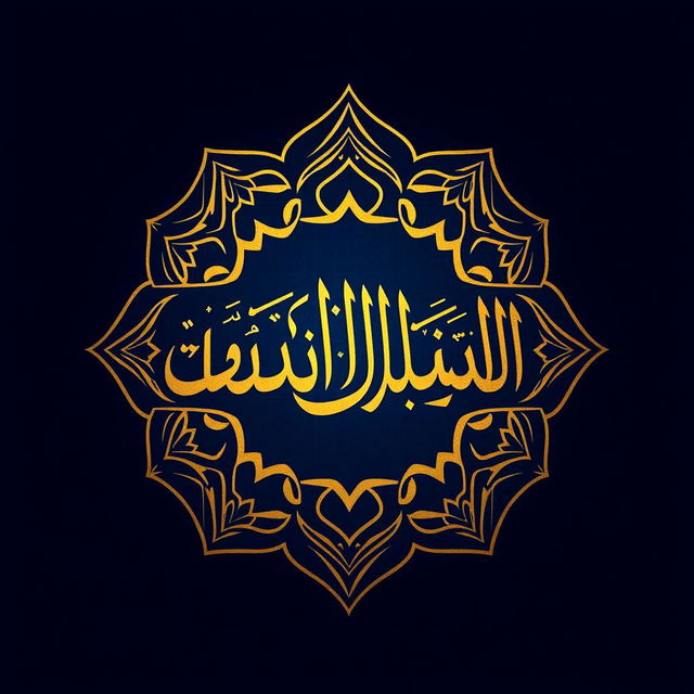 A beautifully crafted Islamic logo featuring the words "Truth Seeker" in stunning Arabic calligraphy