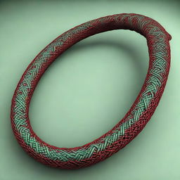 A high-quality 3D render of a Celtic whip