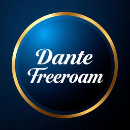 A circular logo featuring the text 'Dante Freeroam' in an elegant and modern font