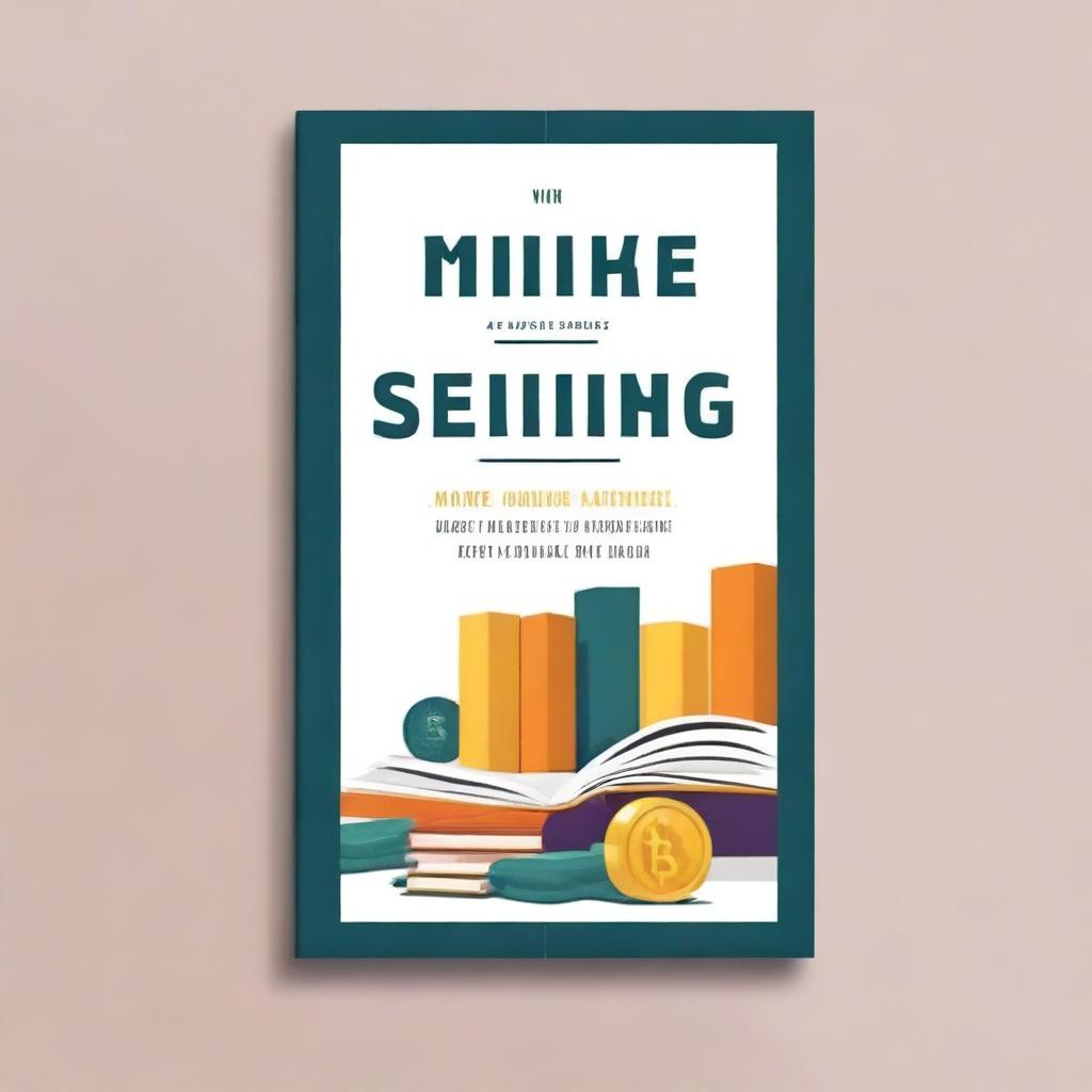 This is a digital art depiction of a book cover for 'Make Money Online Selling Ebooks'