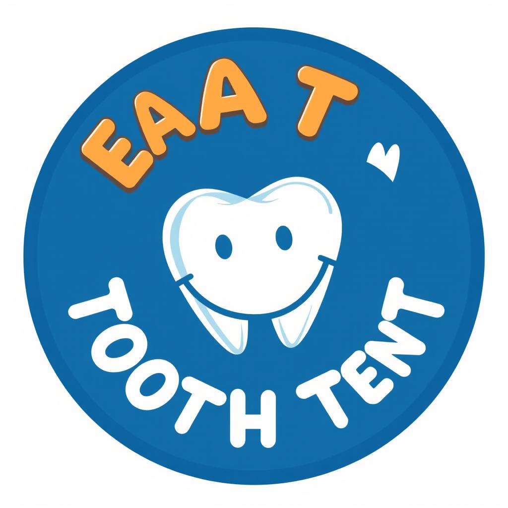 A circular logo design titled 'Eat Tooth Tent'