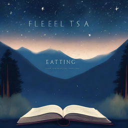 A high-quality digital art image depicts the cover of a book titled 'Fleeting Stars'