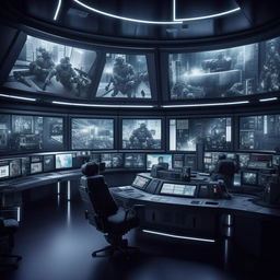 futuristic SWAT control room  based on https://files.dreamhome.software/files/static/36651