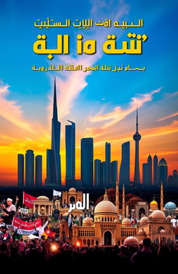 A visually striking book cover for a title named 'أحداث هزت السعودية' (Events that Shocked Saudi Arabia)