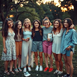 Six friends experiencing their teenage love, separated by time, but years later, they reunite with their adolescent loves