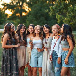 Six friends experiencing their teenage love, separated by time, but years later, they reunite with their adolescent loves