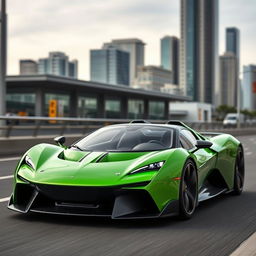 A lightweight, 3-seater supercar designed for urban environments and spirited weekend drives