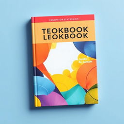 A book cover design for a textbook, featuring a vibrant and engaging layout