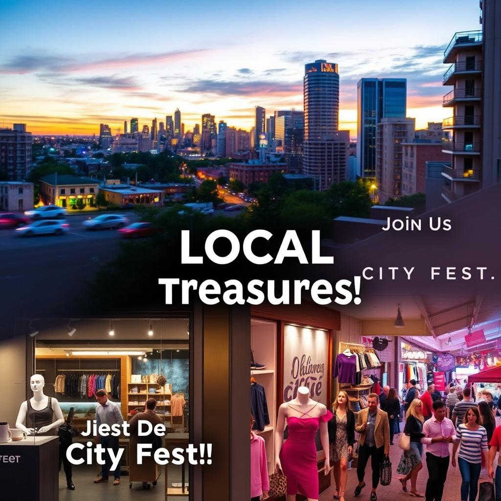 A dynamic promotional video featuring a vibrant and bustling cityscape