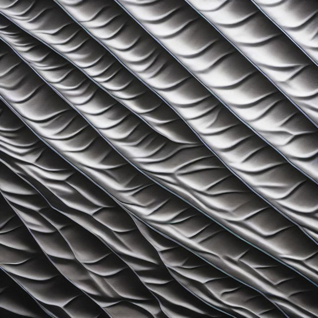 The image features a high-quality, close-up view of a web-like pattern formed by galvanized steel