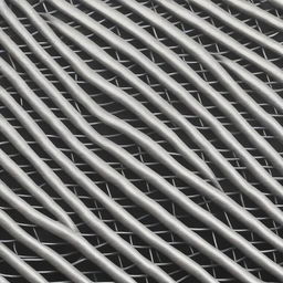 This is a high-quality digital photograph of a galvanized steel mesh