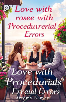 A realistic cover for a romance novel titled 'Love with Procedural Errors' by author 'Artemy_s_man'