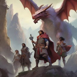 A high-quality digital art poster for a Dungeons & Dragons 5e campaign