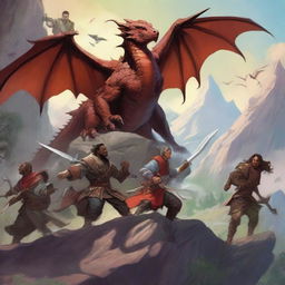 A high-quality digital art poster for a Dungeons & Dragons 5e campaign