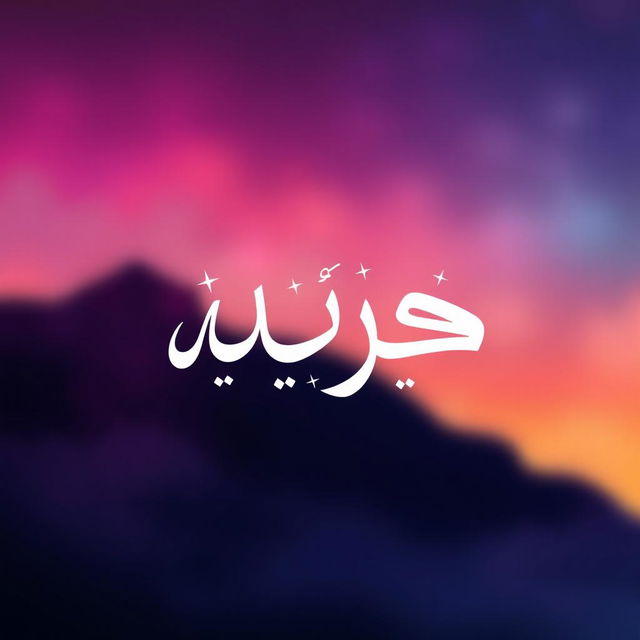 A beautifully designed image featuring the Arabic word "منافق" written artistically