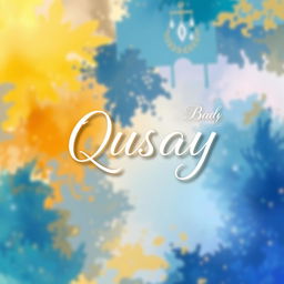A creative and artistic design featuring the name 'Qusay' beautifully integrated into the composition