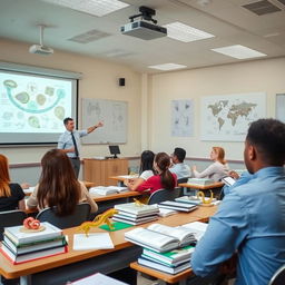 An academic lecture scene focused on the theme of 'Structure and Organization in Biology'