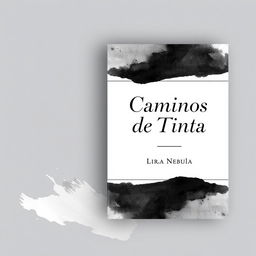 An elegant poetry book cover design dominated by a monochromatic color scheme of whites, blacks, and grays