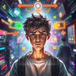 A vibrant and futuristic gaming world background, showcasing realism in game design