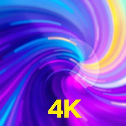 A stunning 4K thumbnail featuring a vibrant, abstract swirl of colors