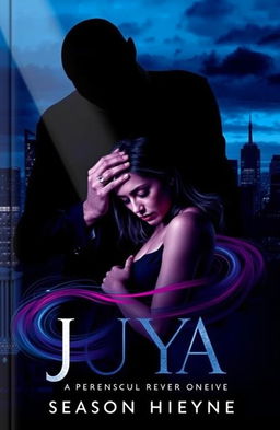 The cover features a shadowy figure of Julian looming ominously over a visibly shaken Maya, who stands strong yet vulnerable