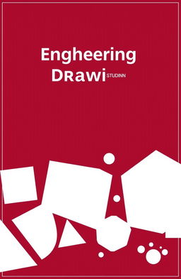 A visually appealing engineering drawing background featuring a rich maroon color
