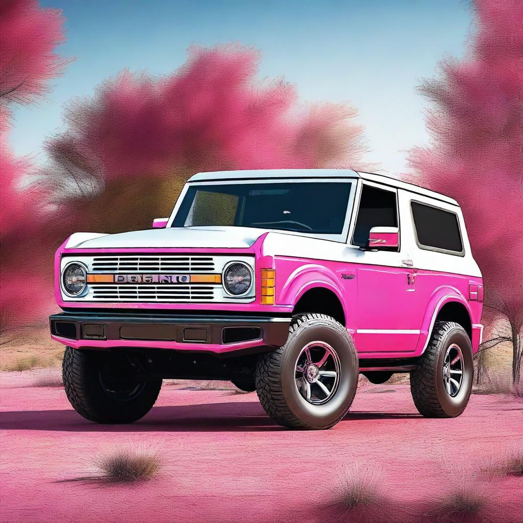 Pink Bronco High-Performance, Unique Ride