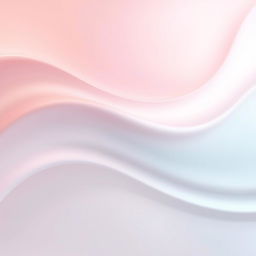 A smooth and polished surface, showcasing a beautifully rendered abstract design with gentle curves and gradients in soft pastel colors